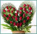 30 Red Roses Heart-shaped Bouquet