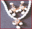 Attractive Necklace & Eartops from Chandrani Pearls