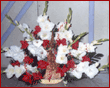 12 Roses & 5 Gladioli Bouquet