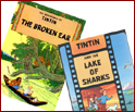 Tintin by Herge.(ANY 3 books)