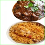 2 Chicken Biriyani &2 Mutton Masala