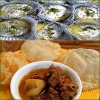 Luchi Mangsho Sandesh Bhoj