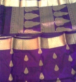 Purple KanjeevaramSilk Saree